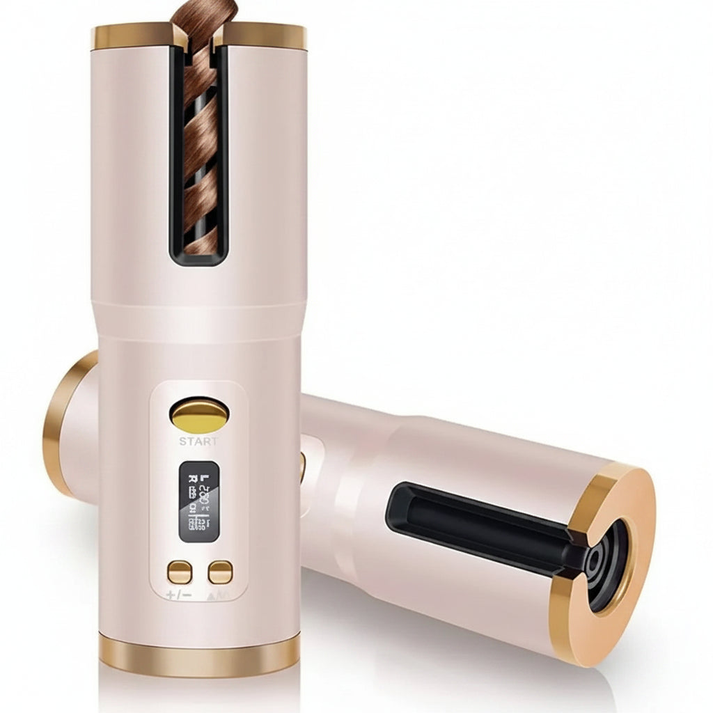 Cordless Hair Curler Machine - 4 Timer Settings