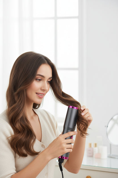 Cordless Hair Curler Machine - 4 Timer Settings