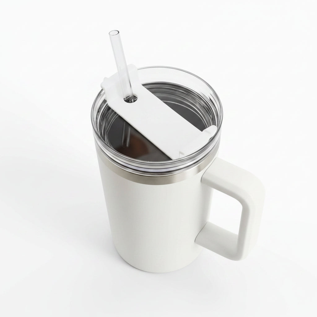 40oz Sublimation Blank Stainless Steel Vacuum Tumbler with Handle